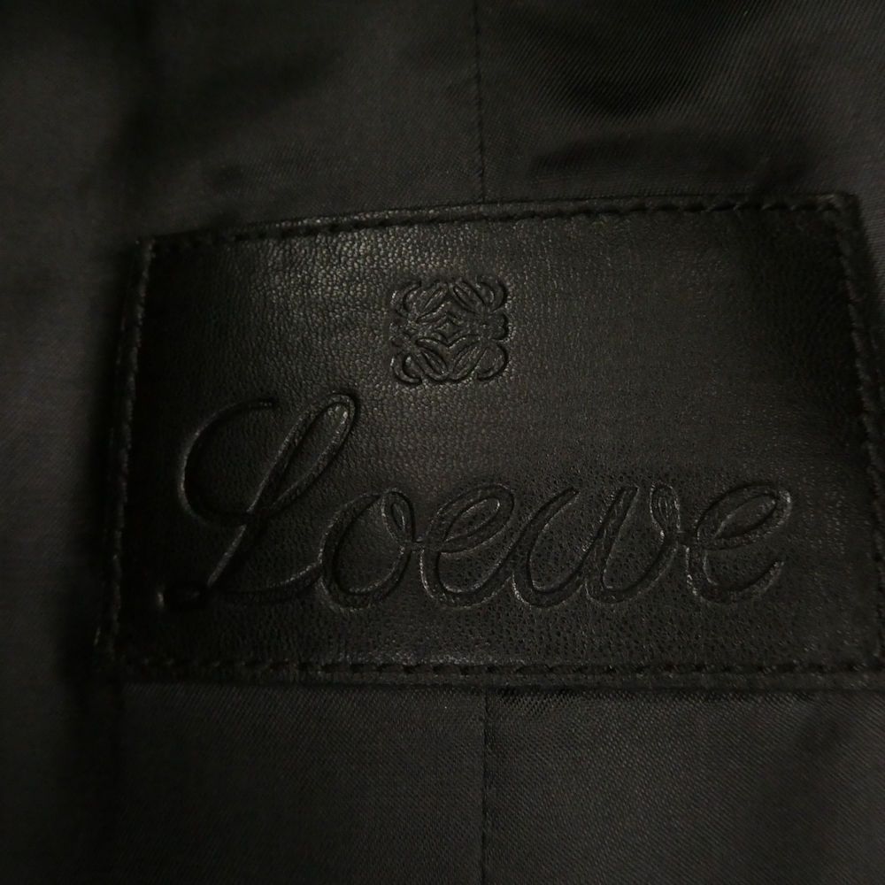 ロエベ　LOEWE　ラムレザー　テーラード　レザージャケット LOEWE ロエベ ラム レザージャケット L WOMENS | Raum Vintage