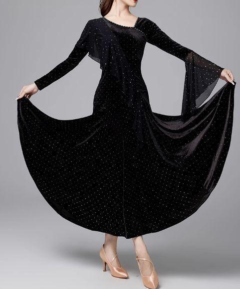 新品未使用社交ダンスドレス スタンダードドレス デモ用 ルンバ