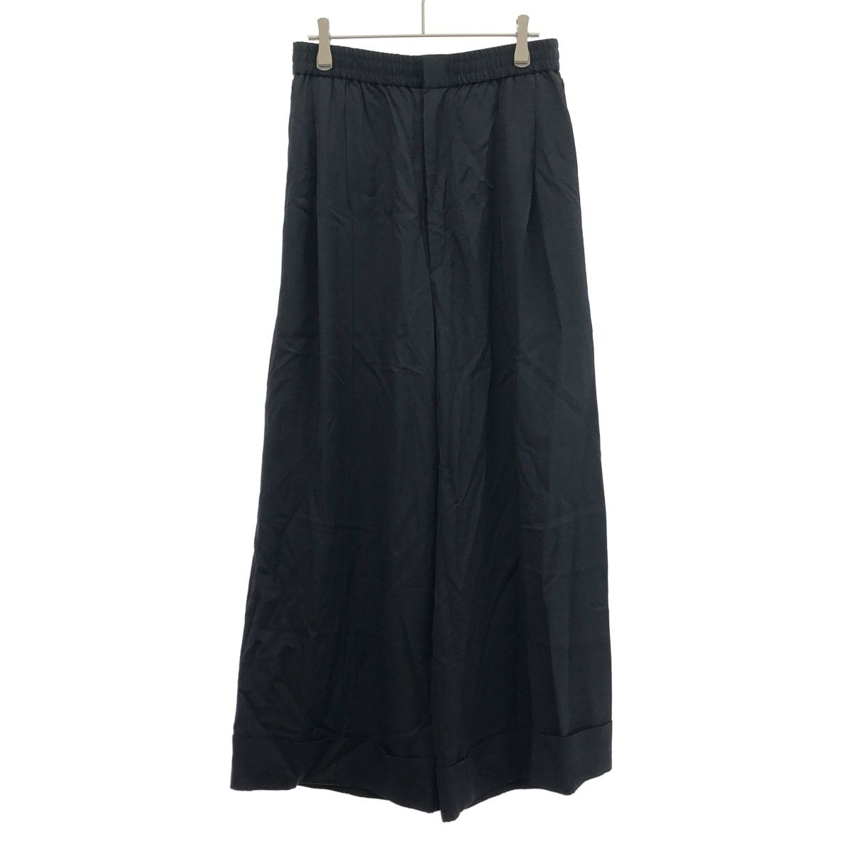 TOGA PULLA トーガ プルラ レーヨンギャバジンワイドパンツ TP92-FF229 ブラック 36