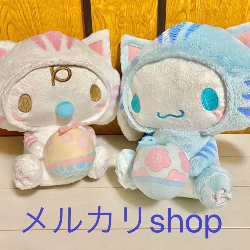 サンリオ ことらねこBIGぬいぐるみ シナモンロール・みるく - ぬいぐるみ