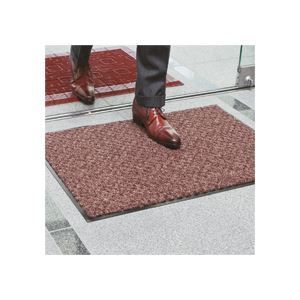 テラモト 玄関マット ハイペアロン 室内|屋内用 600×900mm チョコブラウン MR-038-040-4 1枚