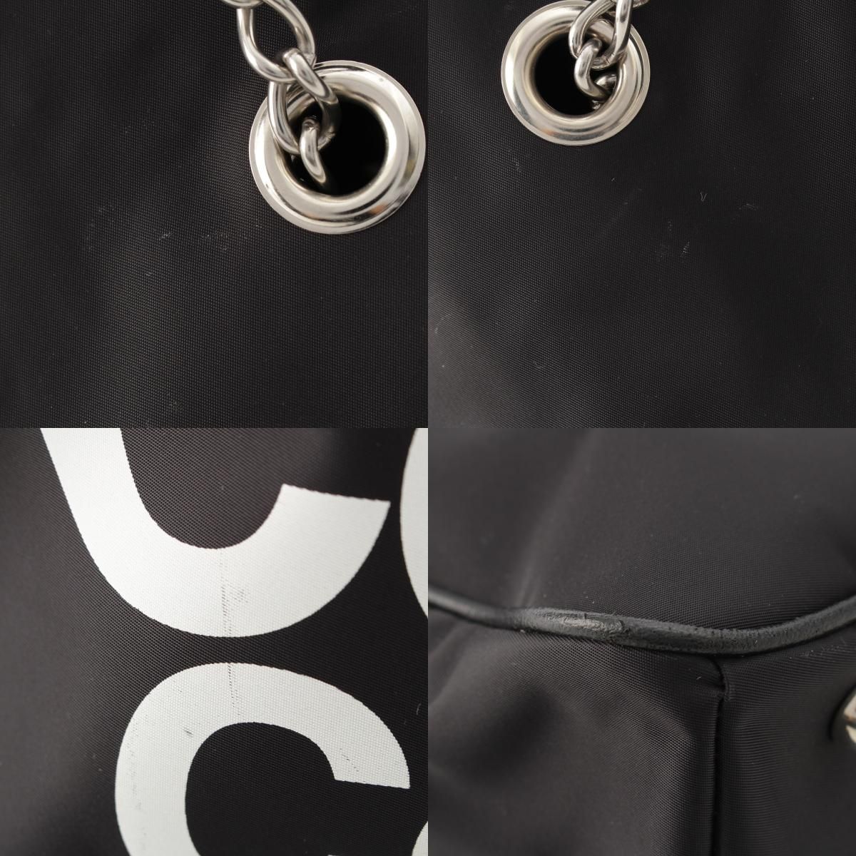コムデギャルソン CDG ロゴ 2WAY チェーン ショルダーバッグ ブラック 