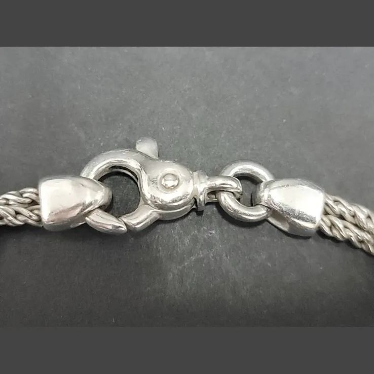 Tiffany & Co. 　シルバーチェーンブレスレット　保存袋付き Tiffany ＆ Co．(ティファニー) IDチェーンブレスレット
