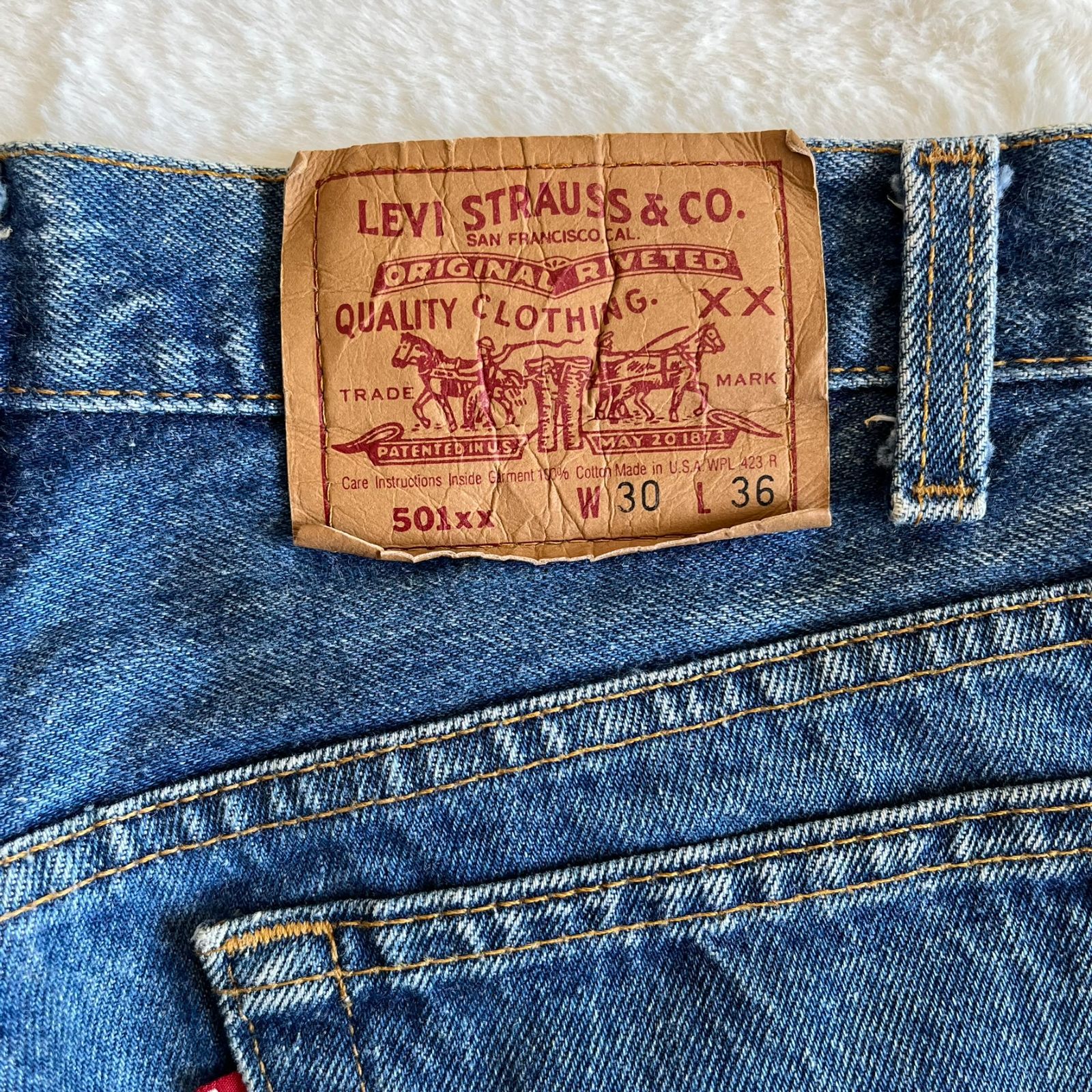 リーバイス501xx】【美品】LEVI'S501xx W30 L36 アメリカ製 USA