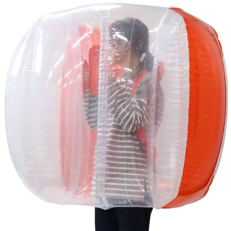 Bonarca バブルサッカーボール PVC バブルボール インフレータブルバブルボール 外寸120cm×100cm 内寸50cm バルブ直径2cm 0
