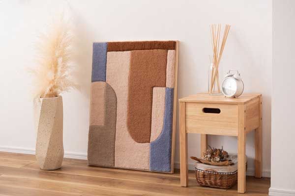 タフティングのウォールアートパネル 約W52×D4×H72cm