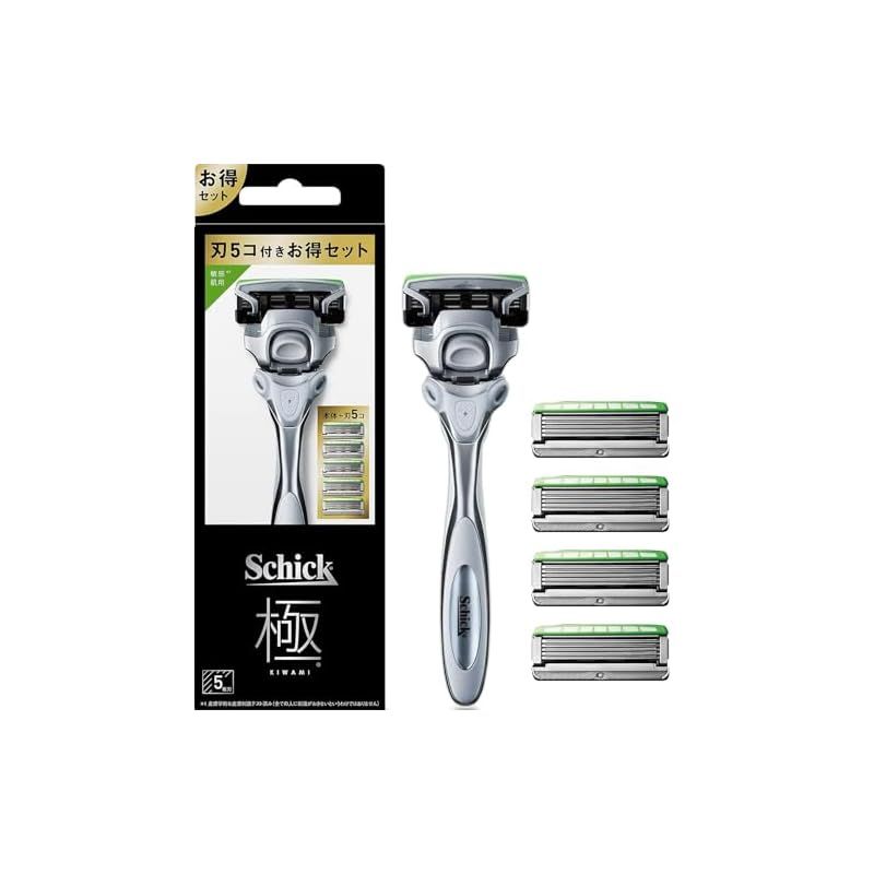 5箱合計20セット シック Shick 極 キワミ 敏感肌用 替刃 シック Schick