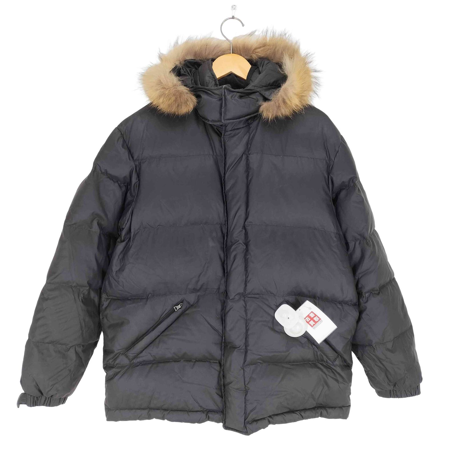 ポールスミス Paul Smith ラクーンファー ダウンジャケット メンズ M 