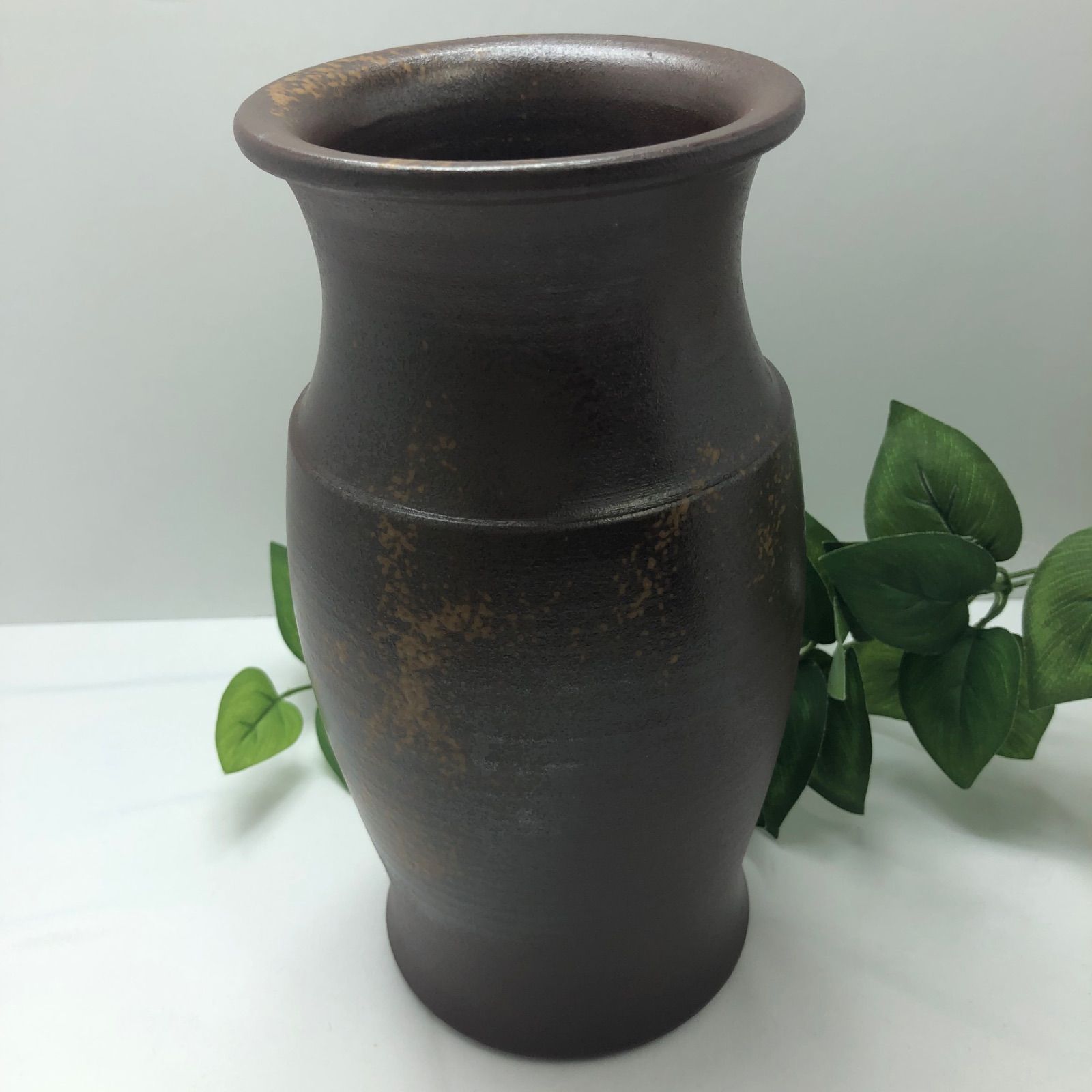 新品】備前焼花瓶