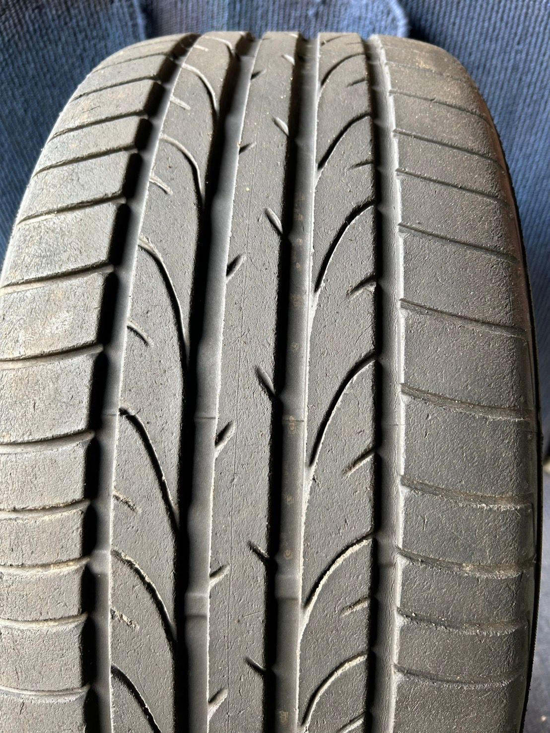 造 溝7分山 BRIDGESTONE POTENZA RE050 2本 255 45R18 サイド傷あり ASP3239