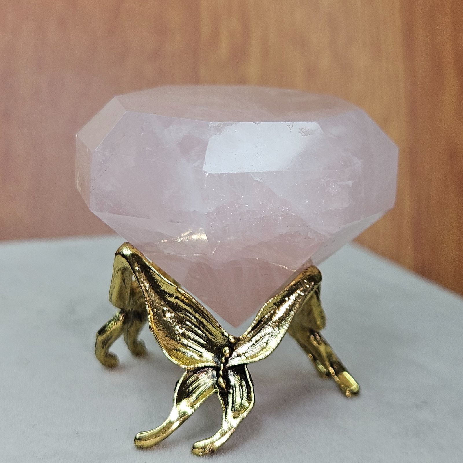 【カービング】高品質マダガスカル産ローズクォーツ「願い龍」-5 カービング】高品質マダガスカル産ローズクォーツ「願い龍」-5