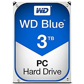 【中古】【非常に良い】WESTERN DIGITAL WD Blueシリーズ 3.5インチ内蔵HDD 3TB SATA3(6Gb/s) 5400rpm64MB WD30EZRZ-RT