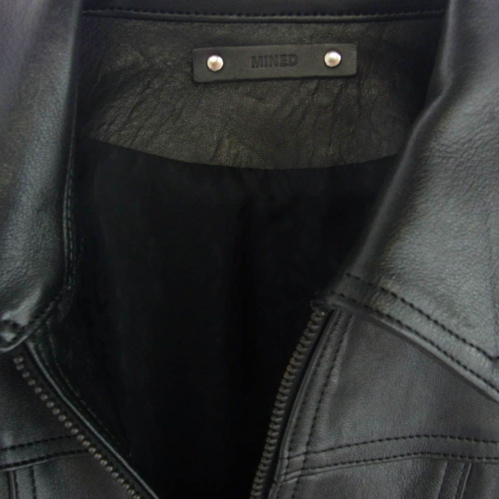 MINEDENIM マインデニム 21AW 2110-8001-99-022 SHEEP LEATHER ZIPUP