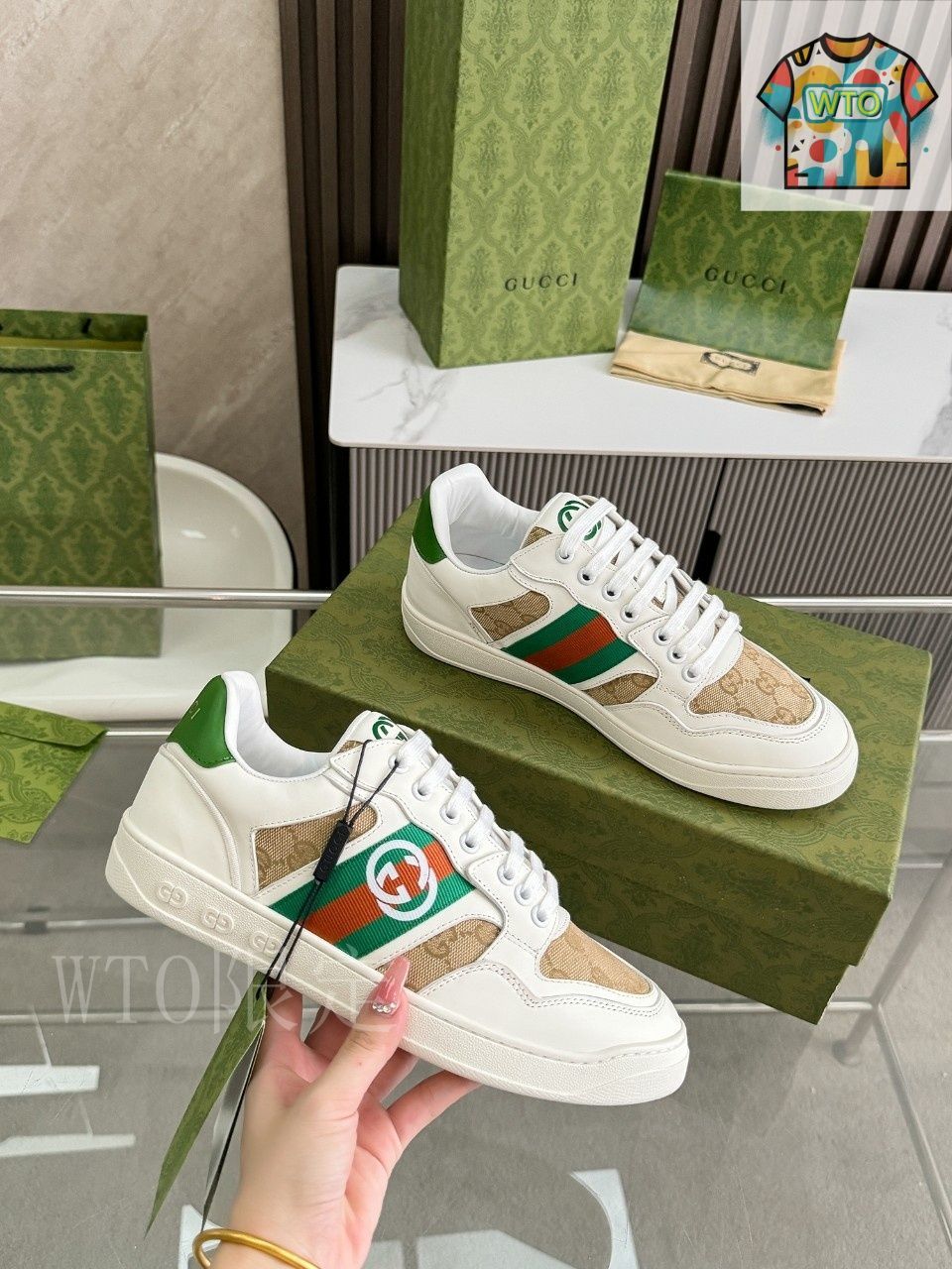 CUCCI グッチ　　#312   台　超希少品　非売品 Gucci グッチのカジュアルスニーカー02-UY62 - メルカリ
