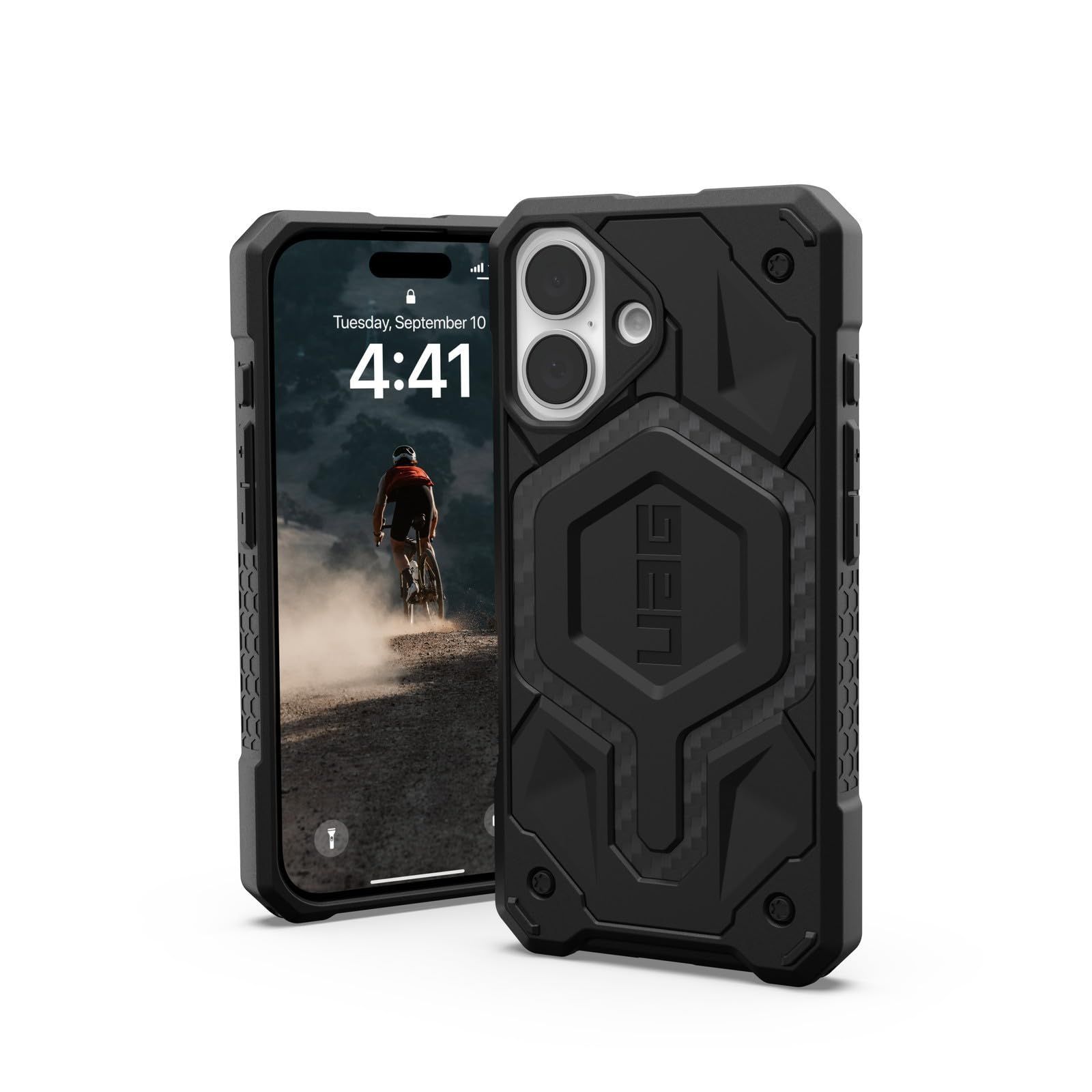 URBAN ARMOR GEAR iPhone 16 2025対応耐衝撃ケース MAGSAFE対応 MONARCH PRO カーボンファイバー 日本正規代理店品 UAG-IPH24MB-PMS-CF