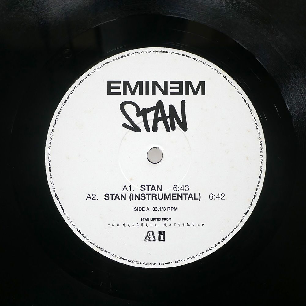 英 UK盤 EMINEM/STAN/AFTERMATH ENTERTAINMENT 4974701 12