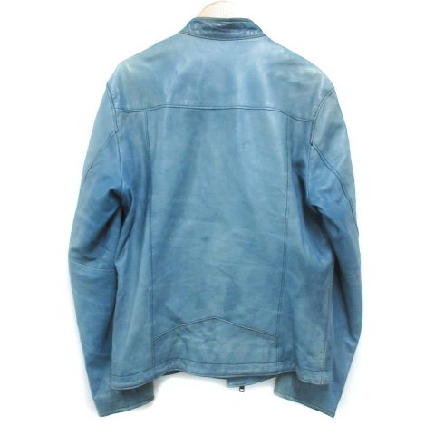 テットオム TETE HOMME ライダースジャケット 革ジャン ラムレザー