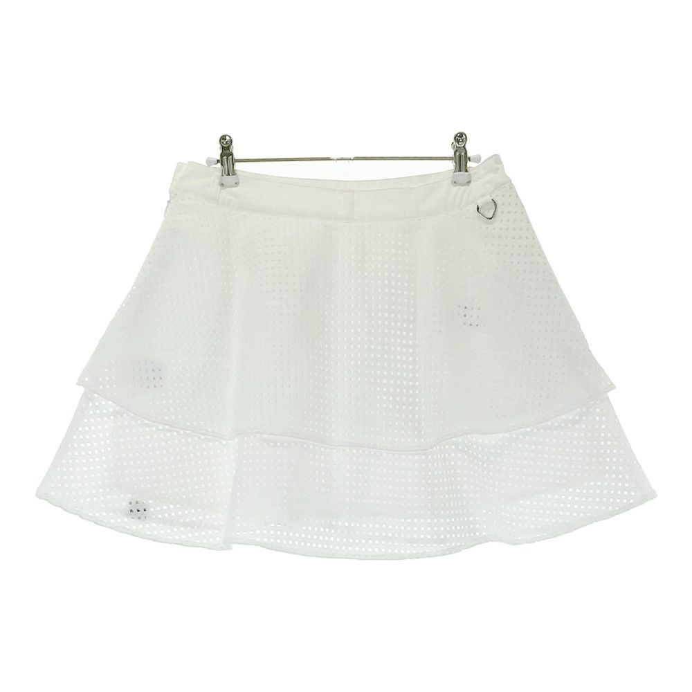 サイズ 1 MASTER BUNNY EDITION マスターバニーエディション レイヤードスカート ホワイト系 240101526141 ゴルフウェア レディース ストスト