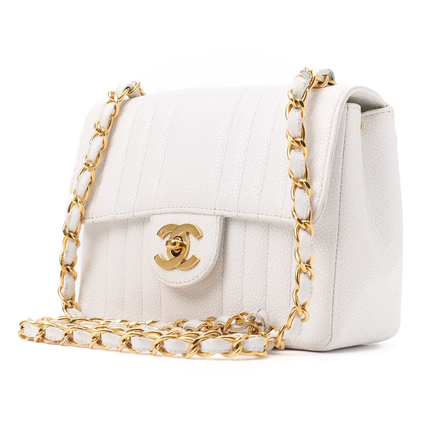 CHANEL シャネル ミニマドモアゼル ターンロック シングルフラップ 