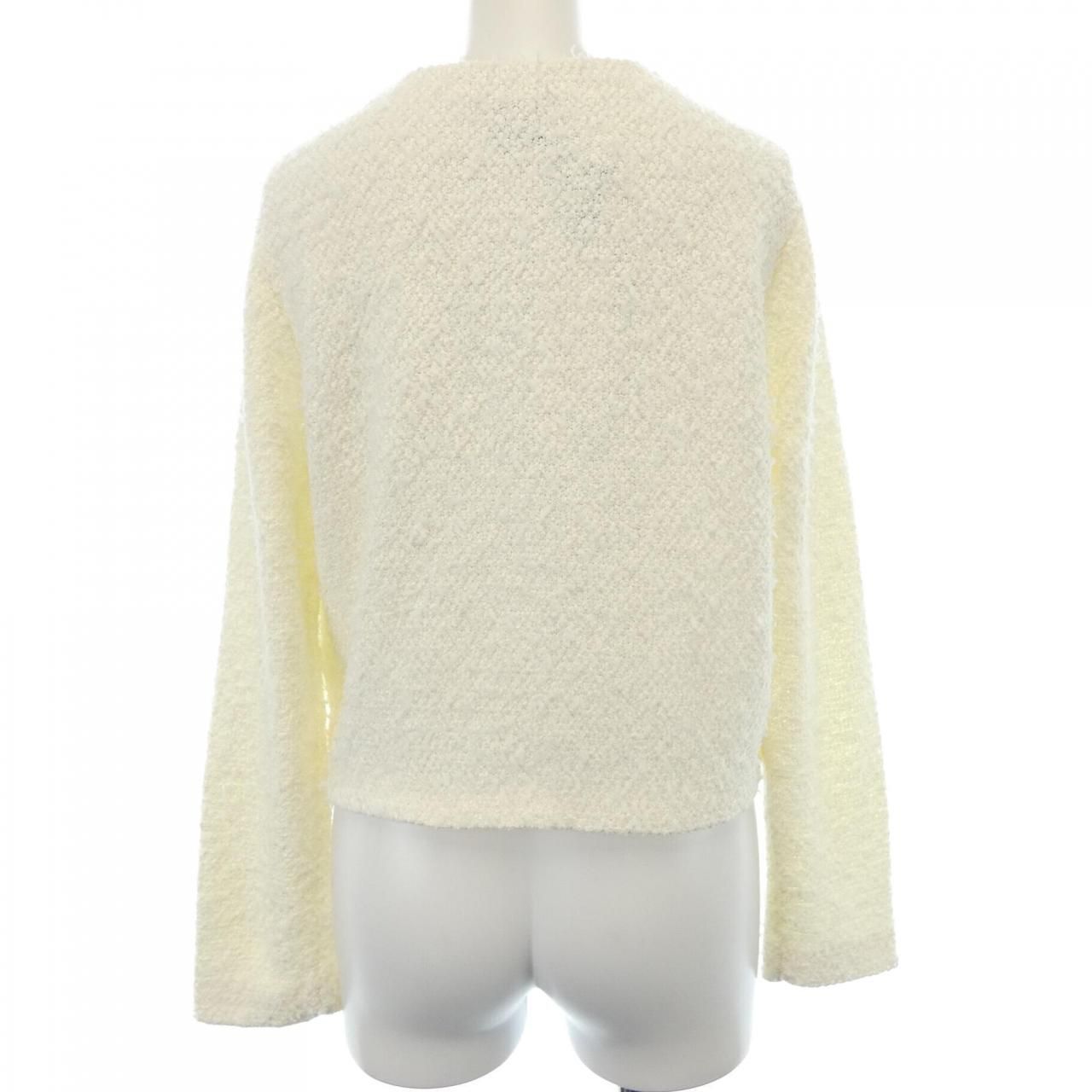 TOCCA ノーカラージャケット サイズ2 ホワイト TOCCA（トッカ） ノーカラージャケット 2 ホワイト レディース