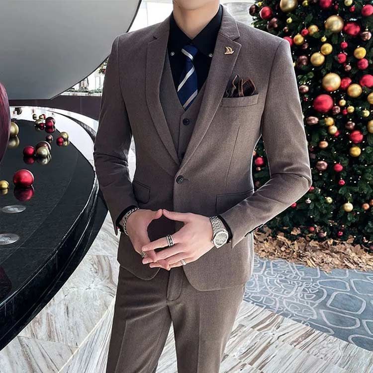 フォーマルスーツ セレモニースーツ ベスト 3点セット スリム メンズ 新郎 一つボタン ジャケット フォーマル 通勤 メンズスーツ パンツ 男性用 礼服 結婚式 入社式 ビジネス 紳士服 二次会 dzdx9584 WWW_WOWDIGSITE_COM