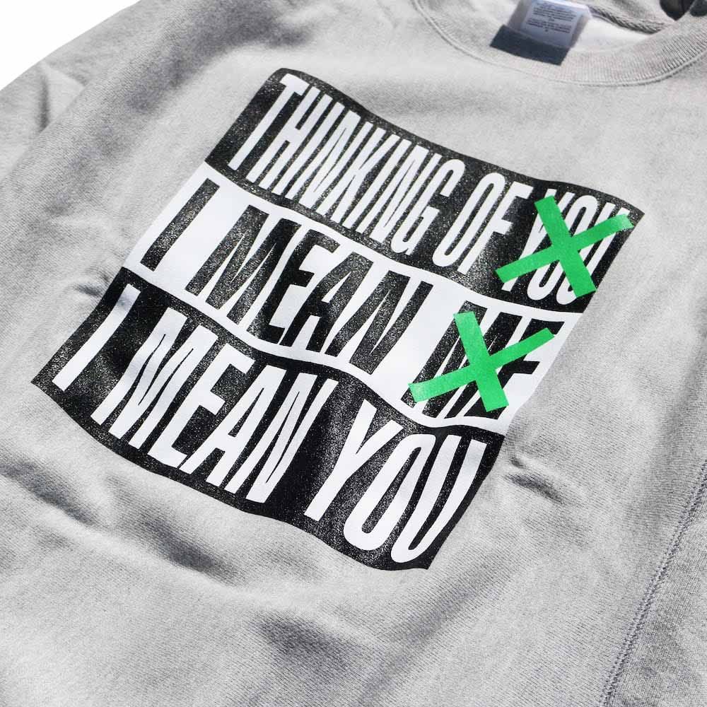 日本未発売 チャンピオン X バーバラ・クルーガー リバースウィーブ スウェット / CHAMPION X BARBARA KRUGER  REVERSE WEAVE SWEATSHIRT [OXFORD GREY] - メルカリ