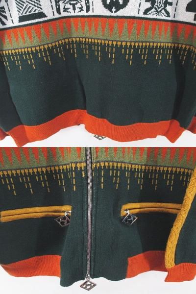 う*に様 【hazama】虚空を紡ぎ、織り成す物語のニットライダース hazama ハザマ 虚空を紡ぎ織り成す物語のニットライダース M 【公式通販】