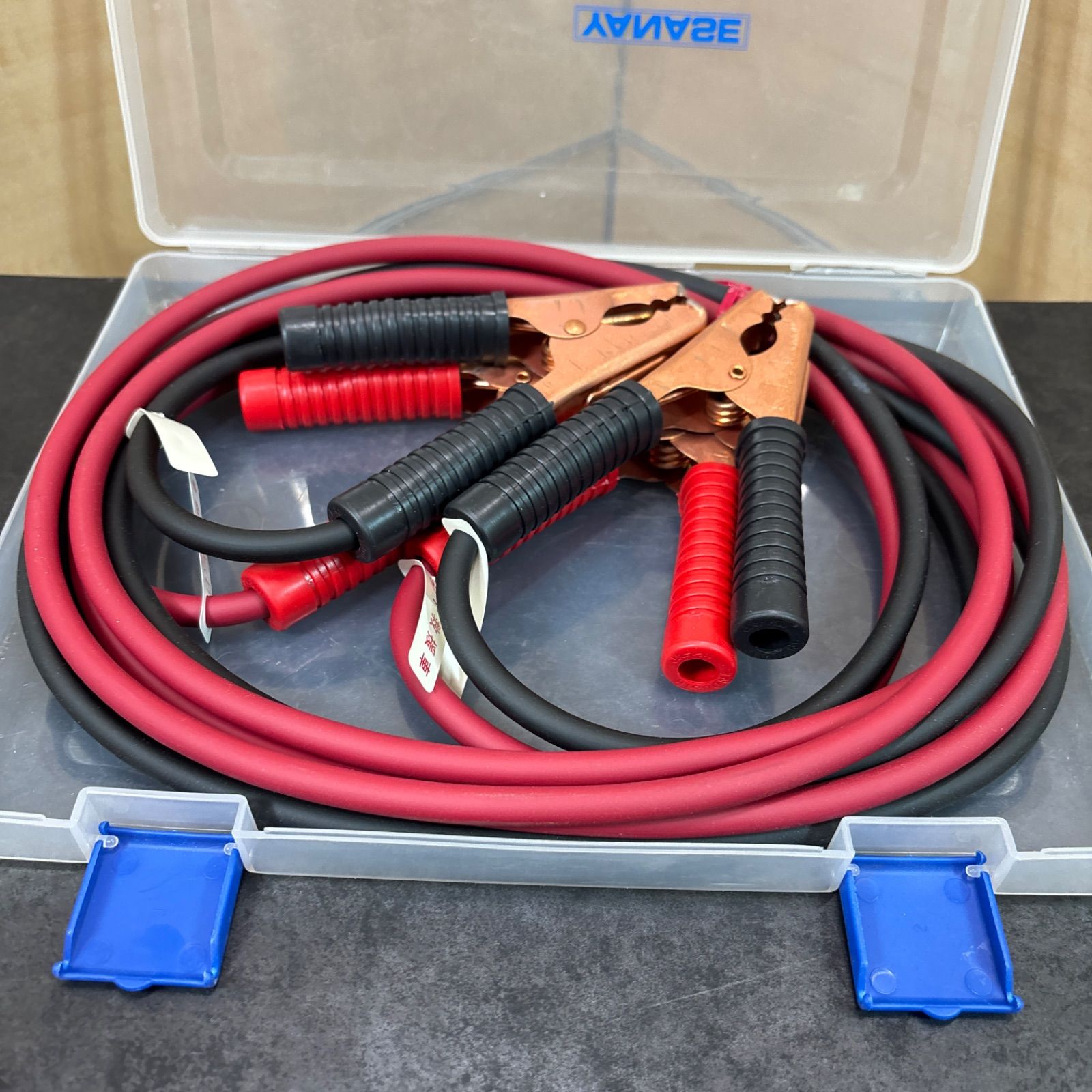 YANASE純正 ブースターケーブル12V バッテリー上がり - メルカリ