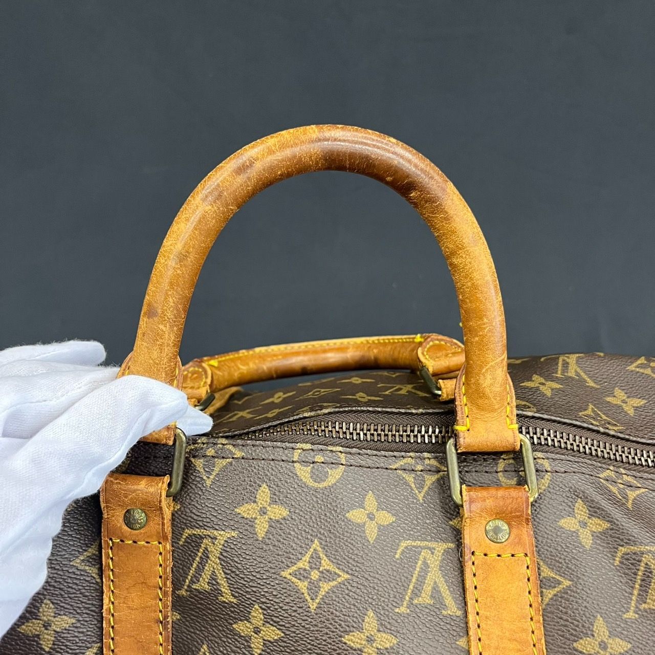 LOUIS VUITTON ルイヴィトン　ボストンバッグ 未使用 LOUIS VUITTON ルイヴィトン キーポルバンドリエール50
