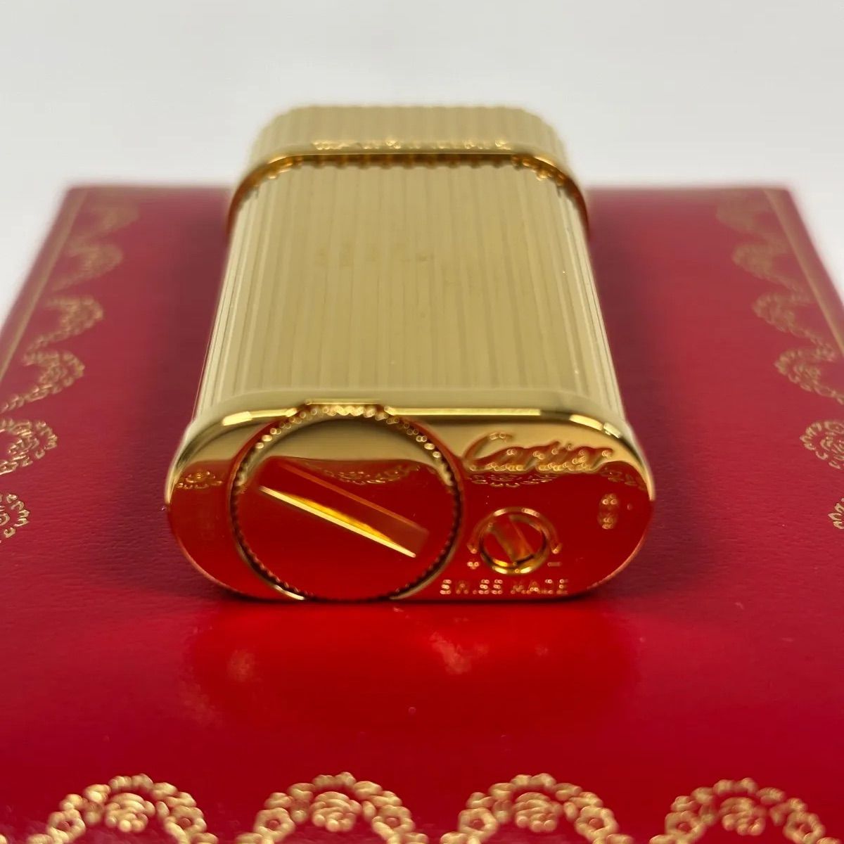 1円スタート Cartier カルティエ マスト ガスライター ローラー 鼈甲柄 