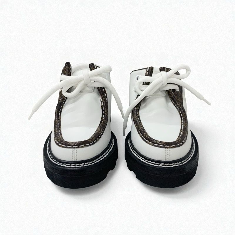 ルイヴィトン LOUIS VUITTON ボブールライン モノグラム ローファー 革靴 靴 シューズ レザー ブラウン ブラック レースアップシューズ ルイヴィトン LOUIS VUITTON ボブールライン モノグラム ローファー