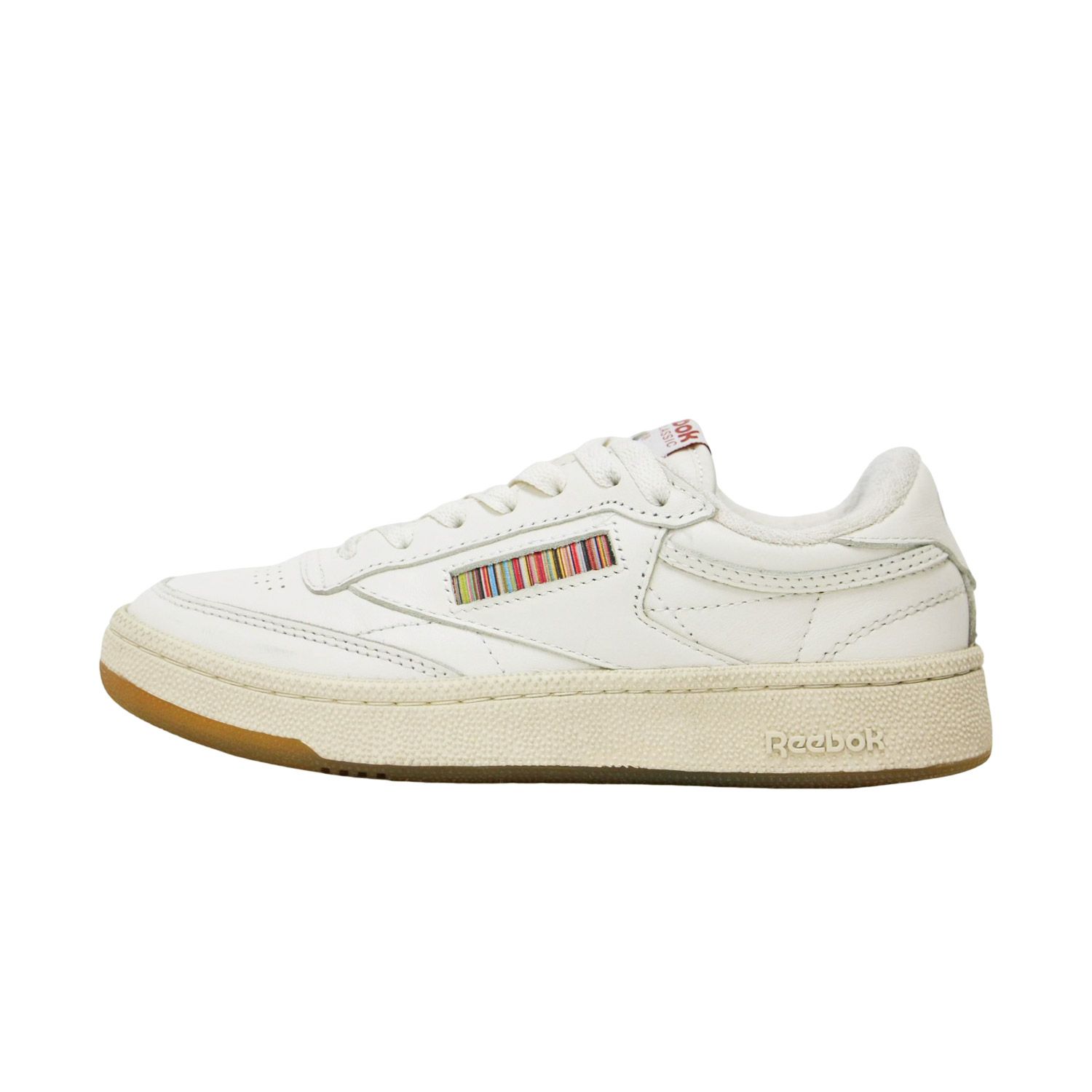 【美品】Paul Smith ホワイト スニーカー Paul Smith ポールスミス オフホワイト 白 サイズ:US4(23.0cm