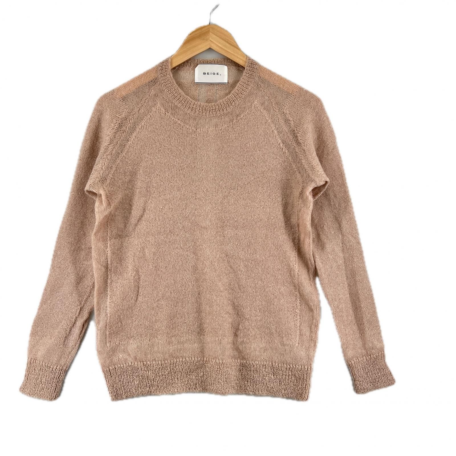 BEIGE, ニット・セーター レディース ベイジ 中古　古着 BEIGE, - BEIGE, ベイジ ニット・セーター 2(M位) ベージュx