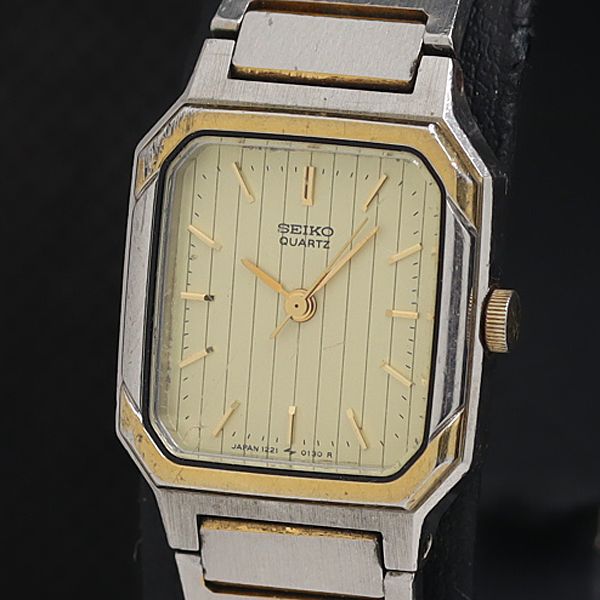 美品 稼働品 ティソ スタイリスト レディース腕時計 ゴールド系文字盤 クオーツ TISSOT ティソ スタイリスト クォーツ 腕時計 ホワイト文字盤