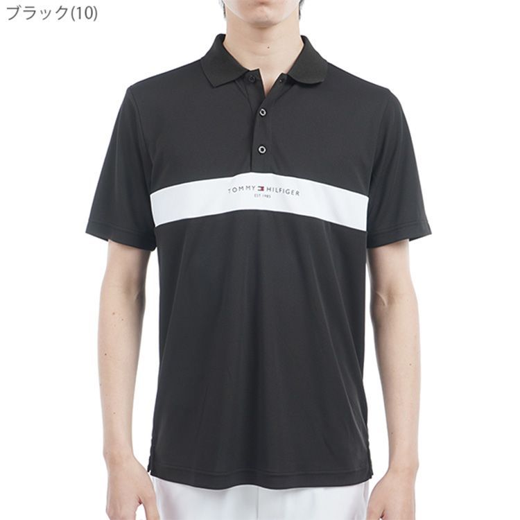 トミーヒルフィガー ゴルフ ポロシャツ メンズ 半袖 シャツ 鹿の子