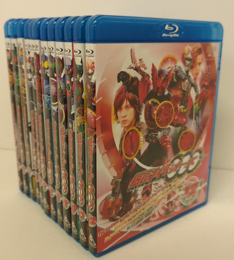 特撮Blu-ray 通常 仮面ライダーオーズ 全12巻セット