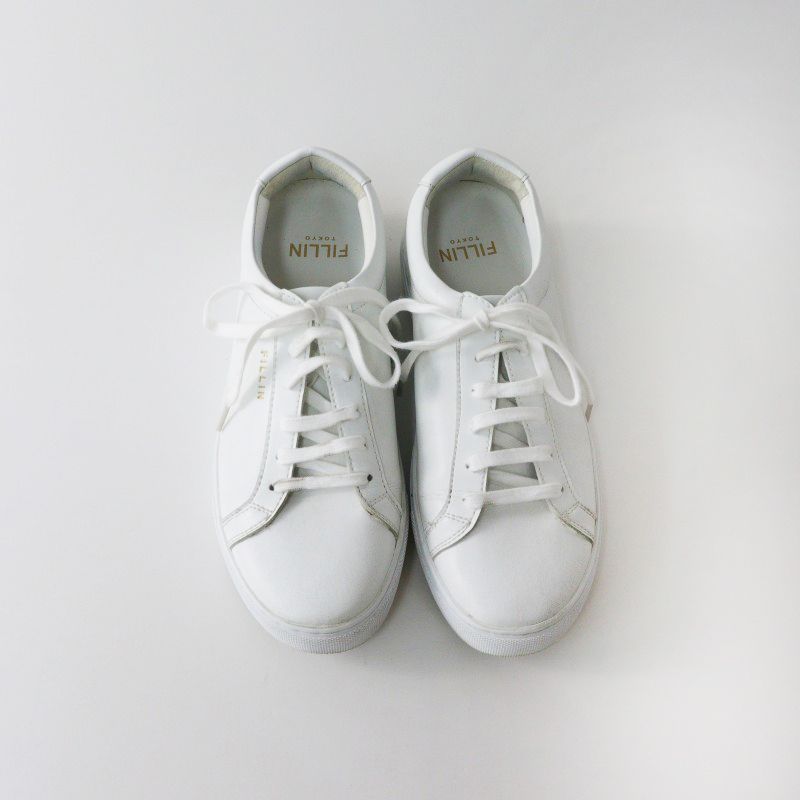 【美品】FILLIN TOKYOクラッシック ホワイト スニーカー　24cm CLASSIC｜WHITE – FILLIN