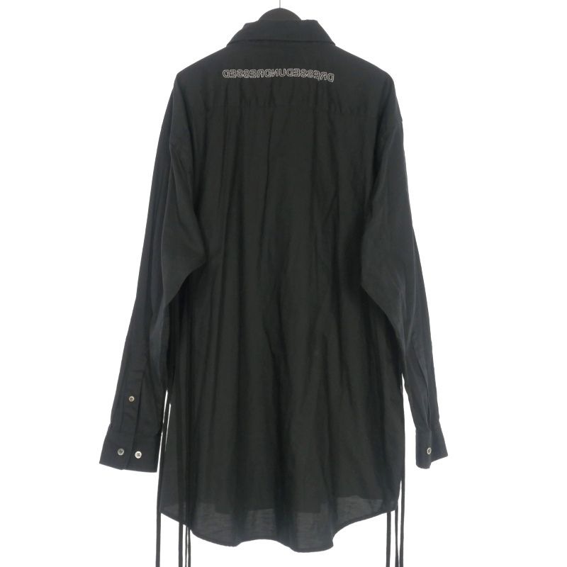 ドレスドアンドレスド DRESSEDUNDRESSED Tied Oversized Shirt 