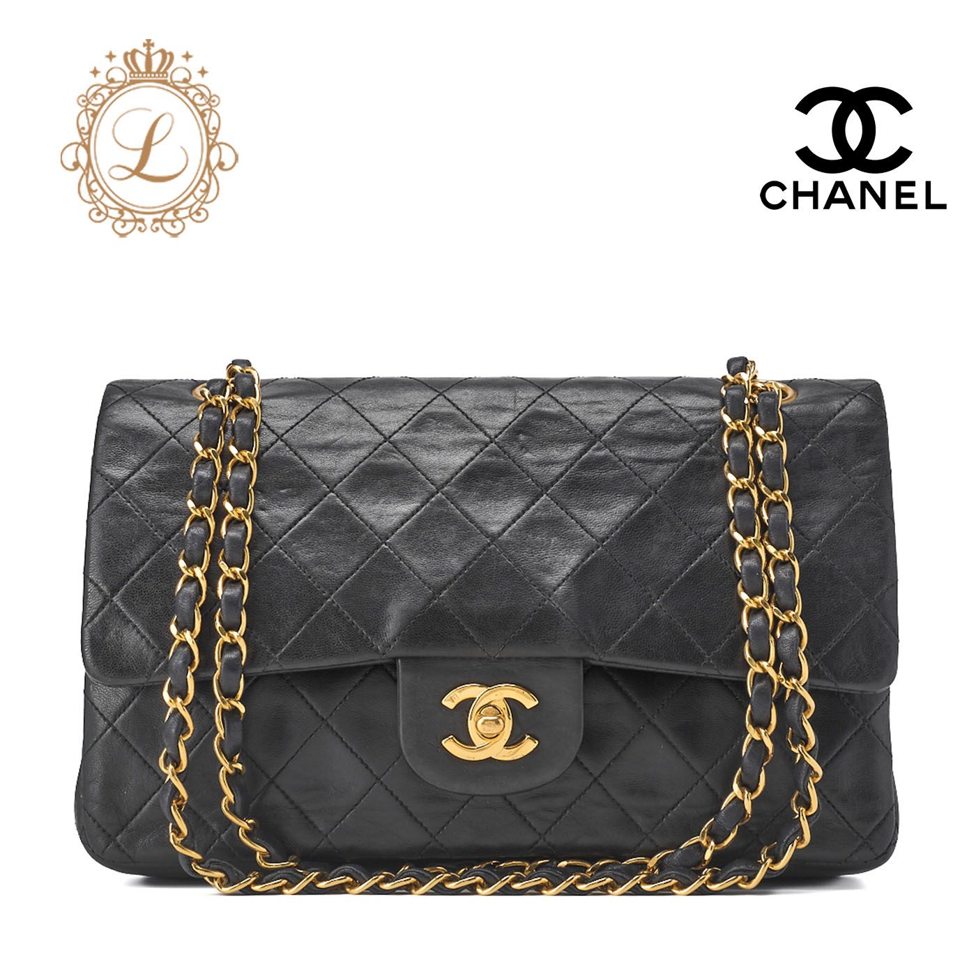 CHANEL シャネル チェーンショルダー マトラッセ ダブルフラップ