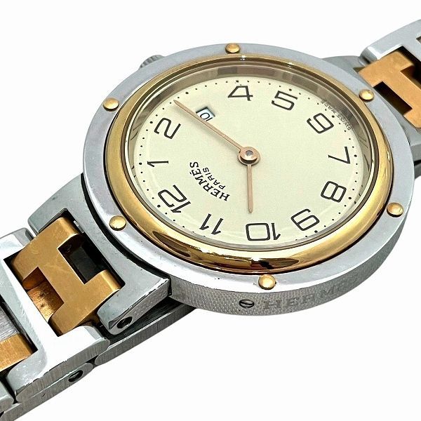 エルメス Hermes クリッパー クォーツ 時計 腕時計 レディース