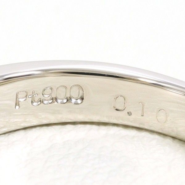 手袋 PT900 リング ring 指輪 10号 ダイヤ 0.10 総重量約6.4g