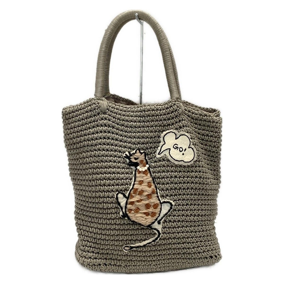 ラドロー LUDLOW アニマル コードバッグ スワン グレー　美品 激レア✨【極美品】ラドロー LUDLOW アニマル コードバッグ スワン