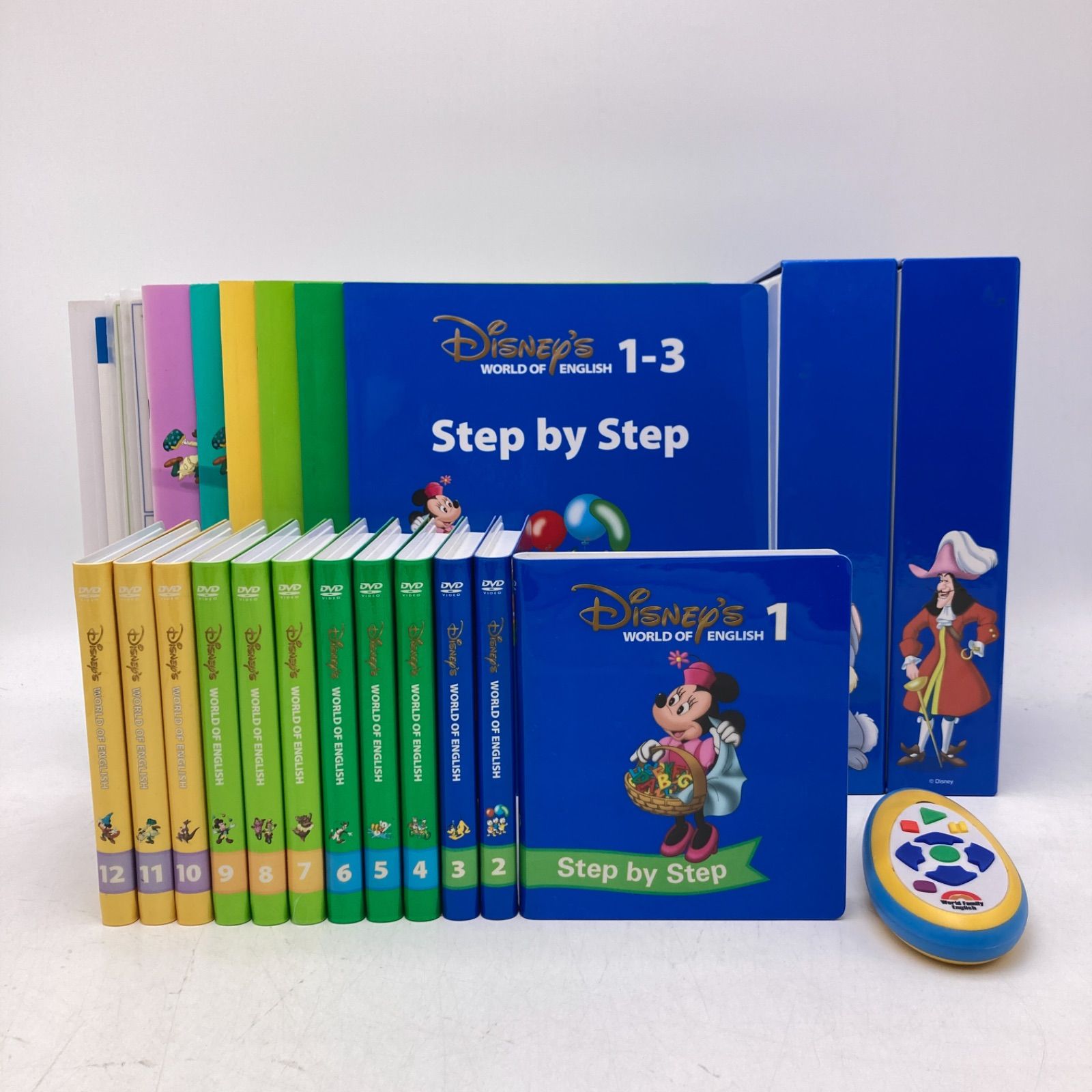 ディズニー英語システム　step-by-step  DVD 4枚