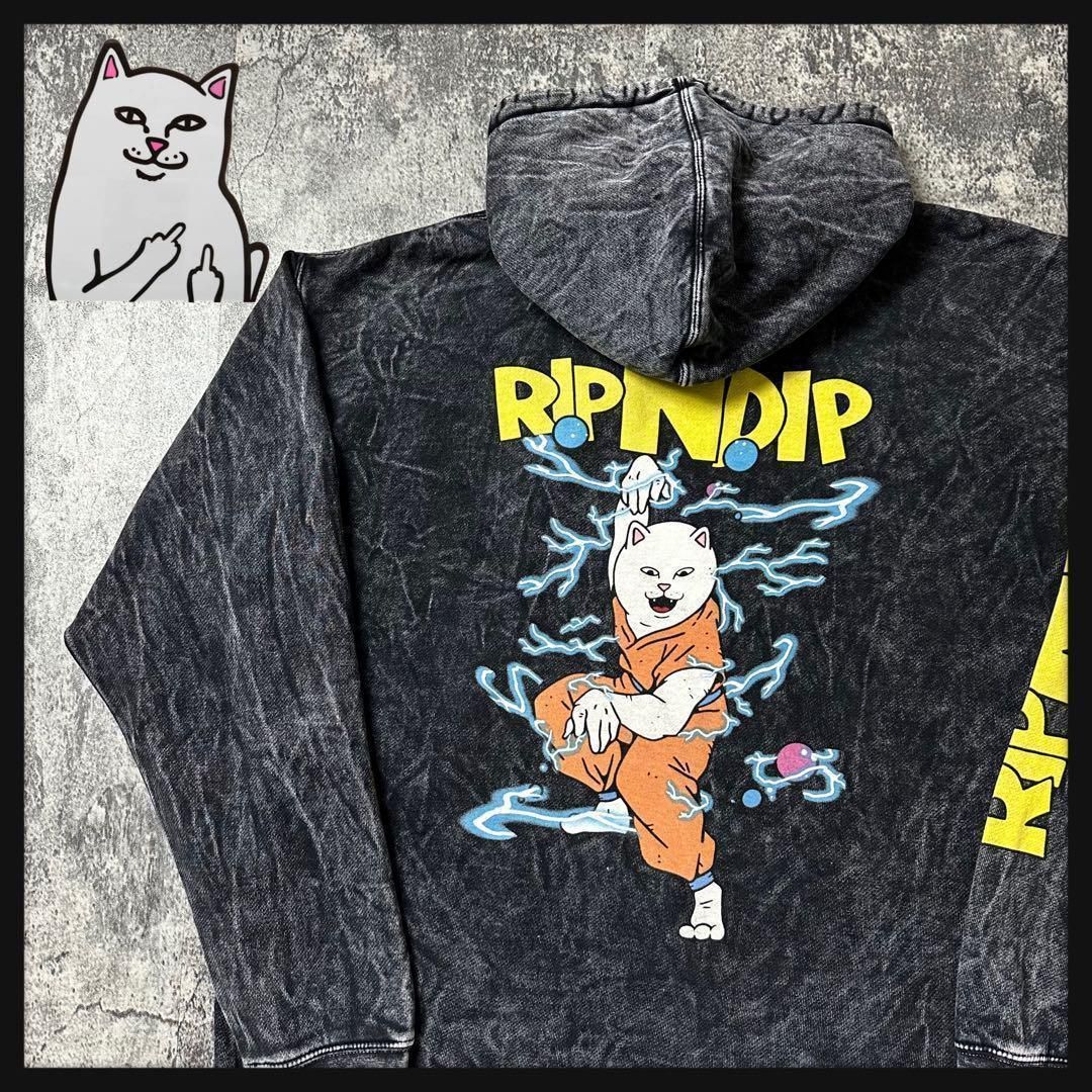メルカリ便　RIPNDIP リップンディップ　パーカー　デカSサイズ メルカリ便 RIPNDIP リップンディップ パーカー デカSサイズ