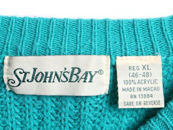 90s オールド 大きいサイズ XL ■ ST JOHN'S BAY 長袖 アク