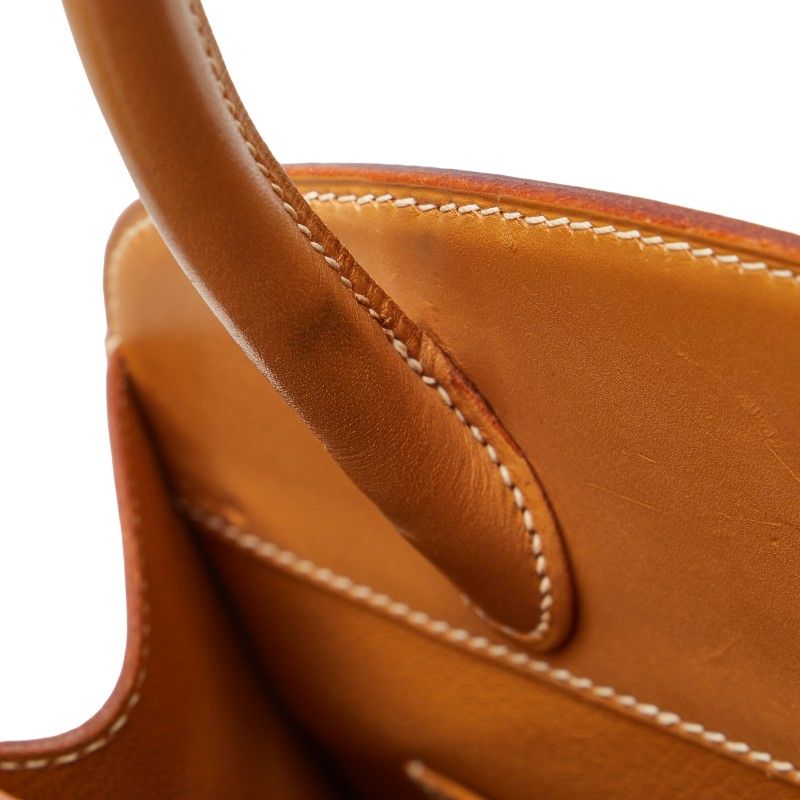 エルメス ダルヴィMM キャメル ボックスカーフ レディース HERMES【222