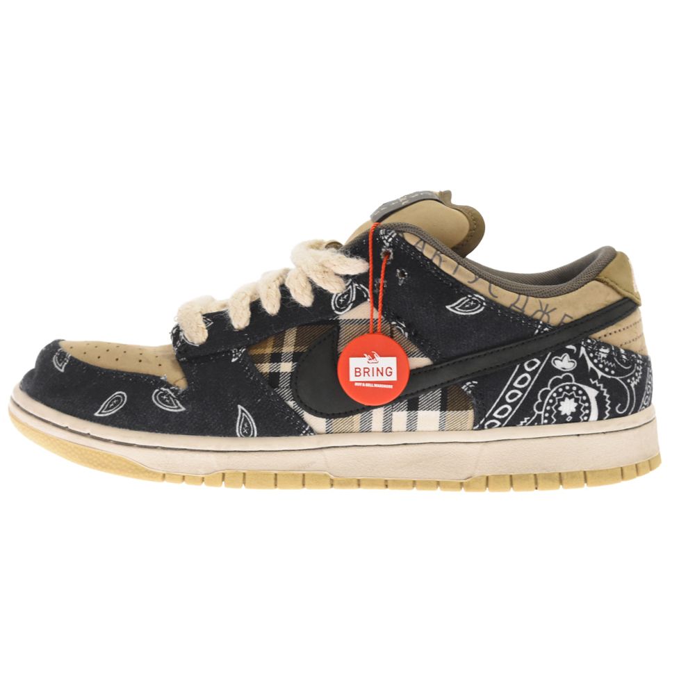 NIKE SB (ナイキエスビー) ×TRAVIS SCOTT SB DUNK LOW PRM QS Cactus Jack CT5053-001 トラヴィススコット SBダンクロー カクタスジャック ローカットスニーカー US9.5/27.5cm