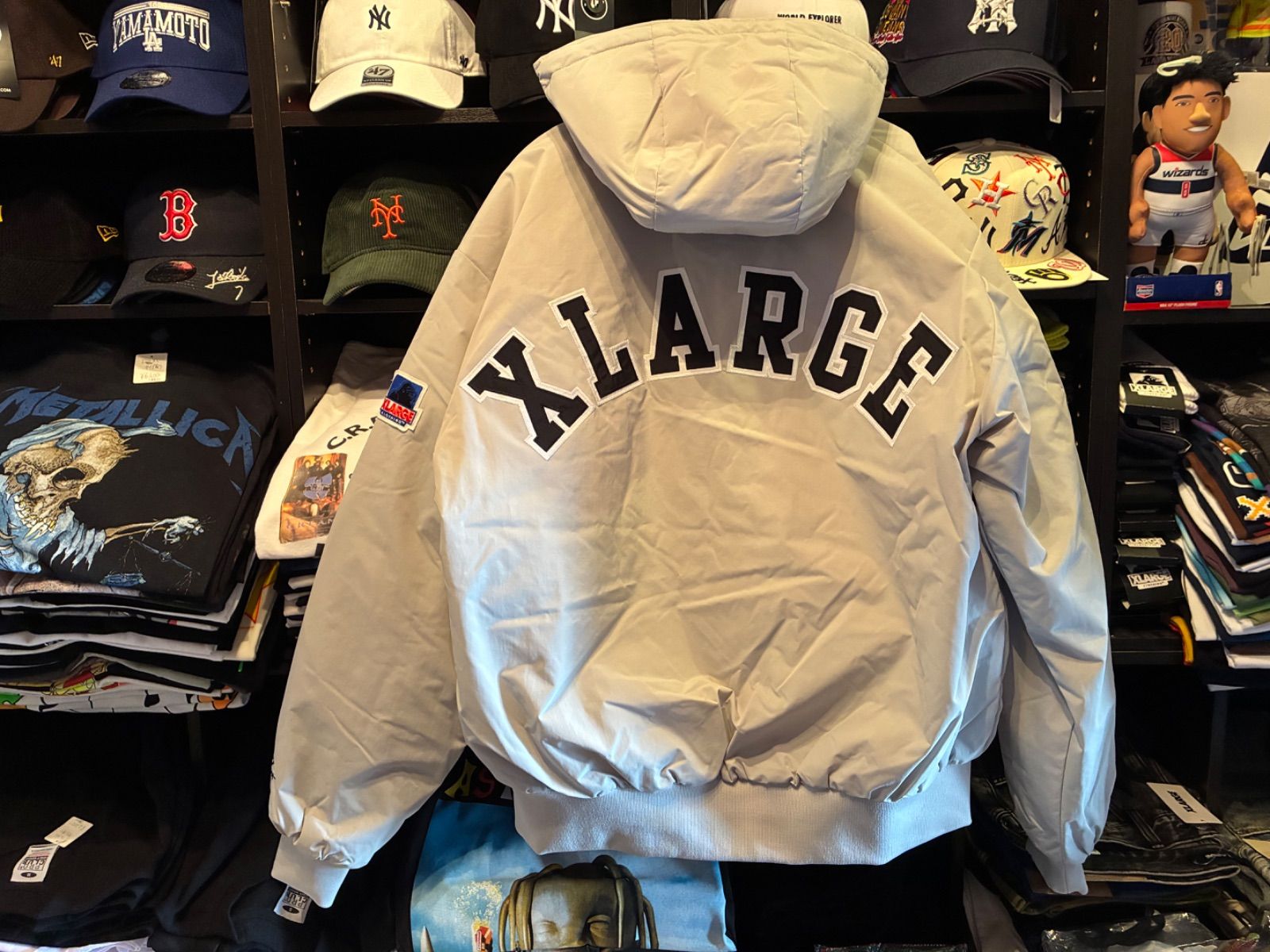 【美品】XLARGE NYLON PUFFER JACKET Lサイズ XLARGE（エクストラ ラージ） ナイロンジャケット 「一部WEB限定カラー
