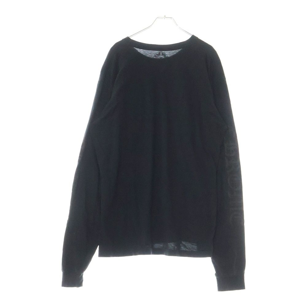 CHROME HEARTS (クロムハーツ) CH L S 1 ネックロゴ 長袖Tシャツ