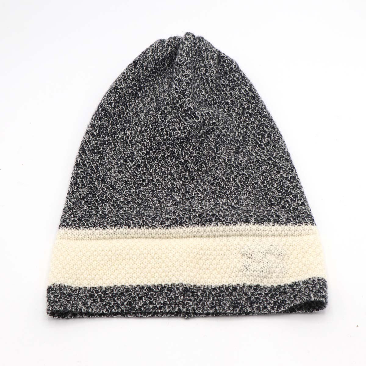 ニットキャップ グレー系